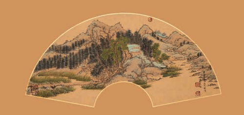 《扇面2》 纸本设色 790×330mm.png